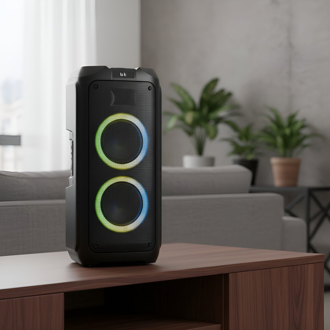 Parlante Bocina Philips Con Bluetooth -luces Led Portatil - Imagen 2