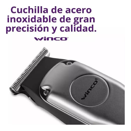 Maquina De Cortar Pelo Barba Inalámbrica Digital W821 - Imagen 8