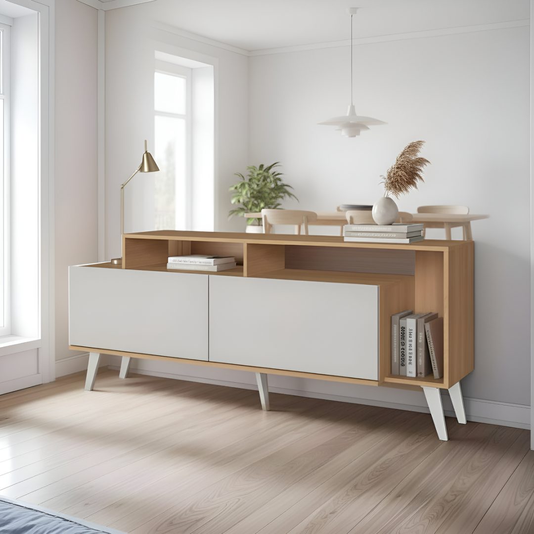Mueble Recibidor Aparador Soporte Para Tv Mdf Para Living - Imagen 2