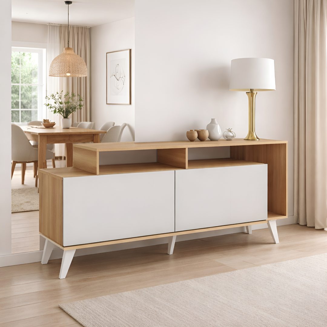 Mueble Recibidor Aparador Soporte Para Tv Mdf Para Living