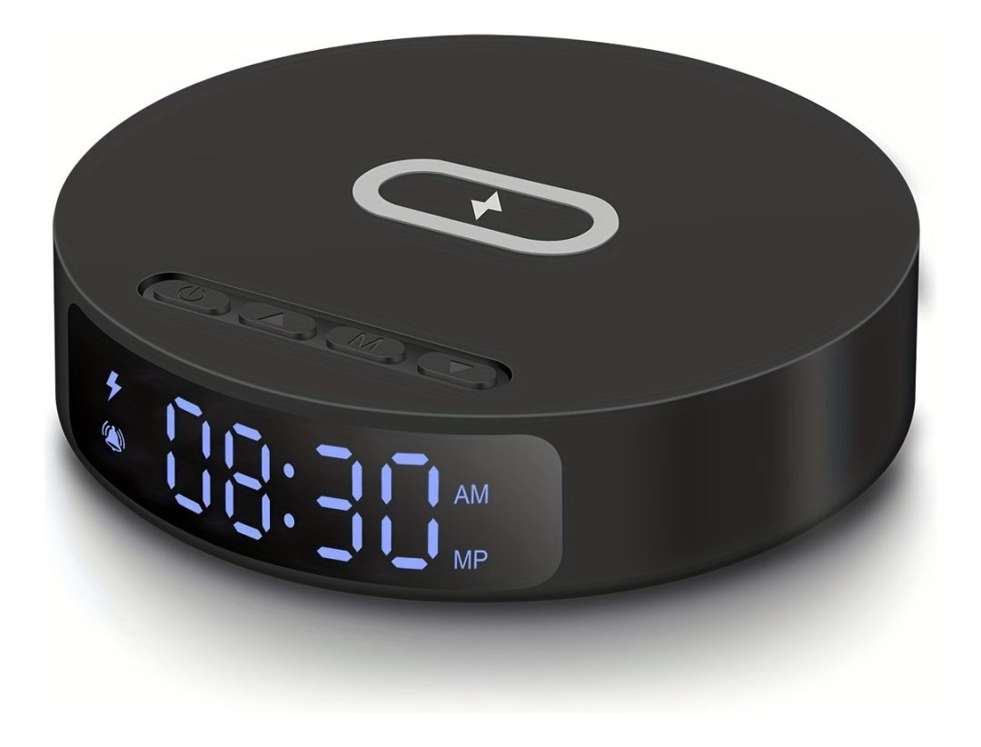 Despertador Reloj Con Cargador Inalámbrico Carga Rápida 15W - Imagen 3