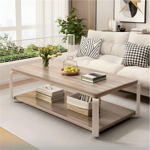 Mesa Ratona Nórdica Rectangular Estructura Metálica 2 Niveles