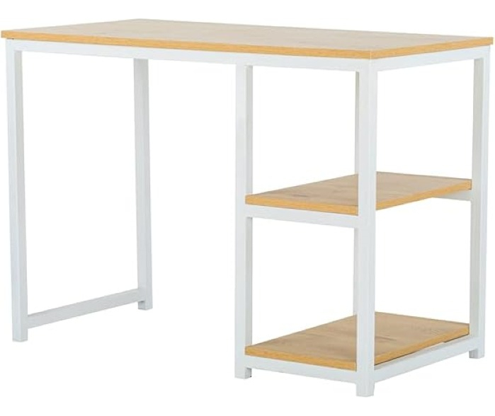 Escritorio Mesa Ordenador Con 2 Estantes MDF 120 CM - Imagen 4