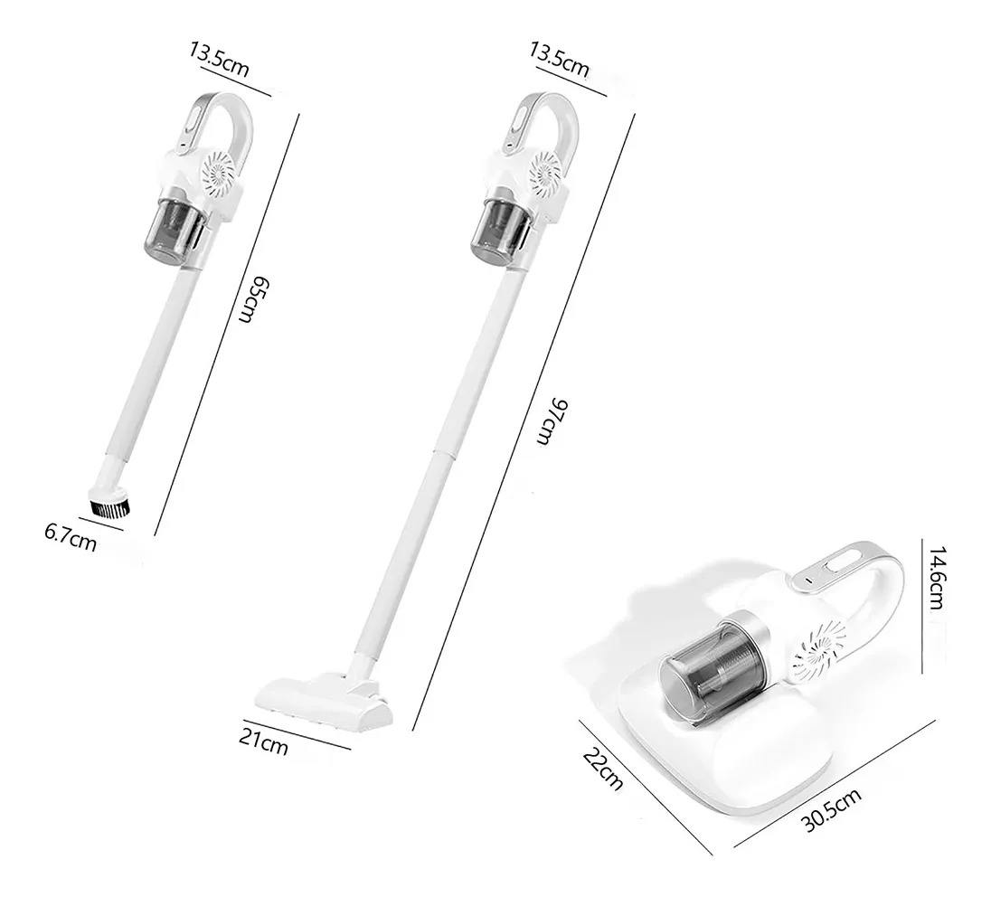 Aspiradora Inalámbrica 3 En 1/ 120w De Potencia Y 280 Ml - Imagen 7