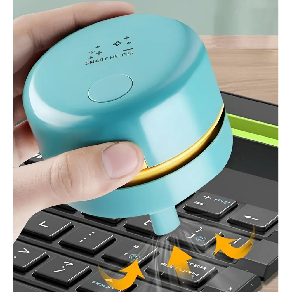 Aspiradora Mini Recargable Con Carga USB Paqueños Espacios - Imagen 5