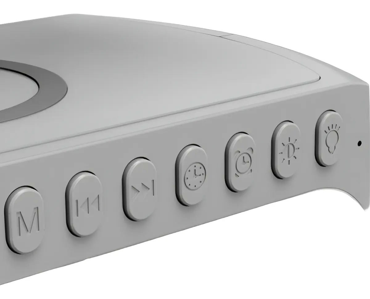 Lampara De Mesa Cargador Parlante Inalámbrico Bluetooth 25 cm - Imagen 5