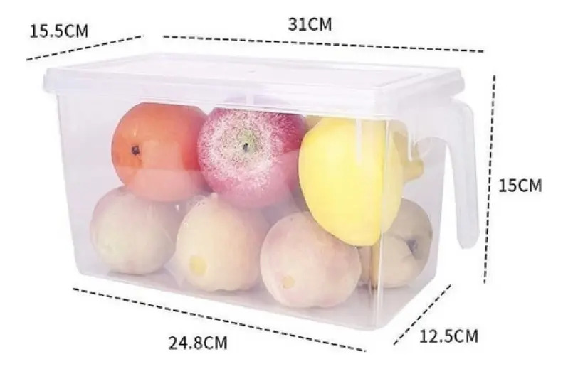 Set De 6 Organizadores ConTapa Y Manija 5 Lts c/u - Imagen 7