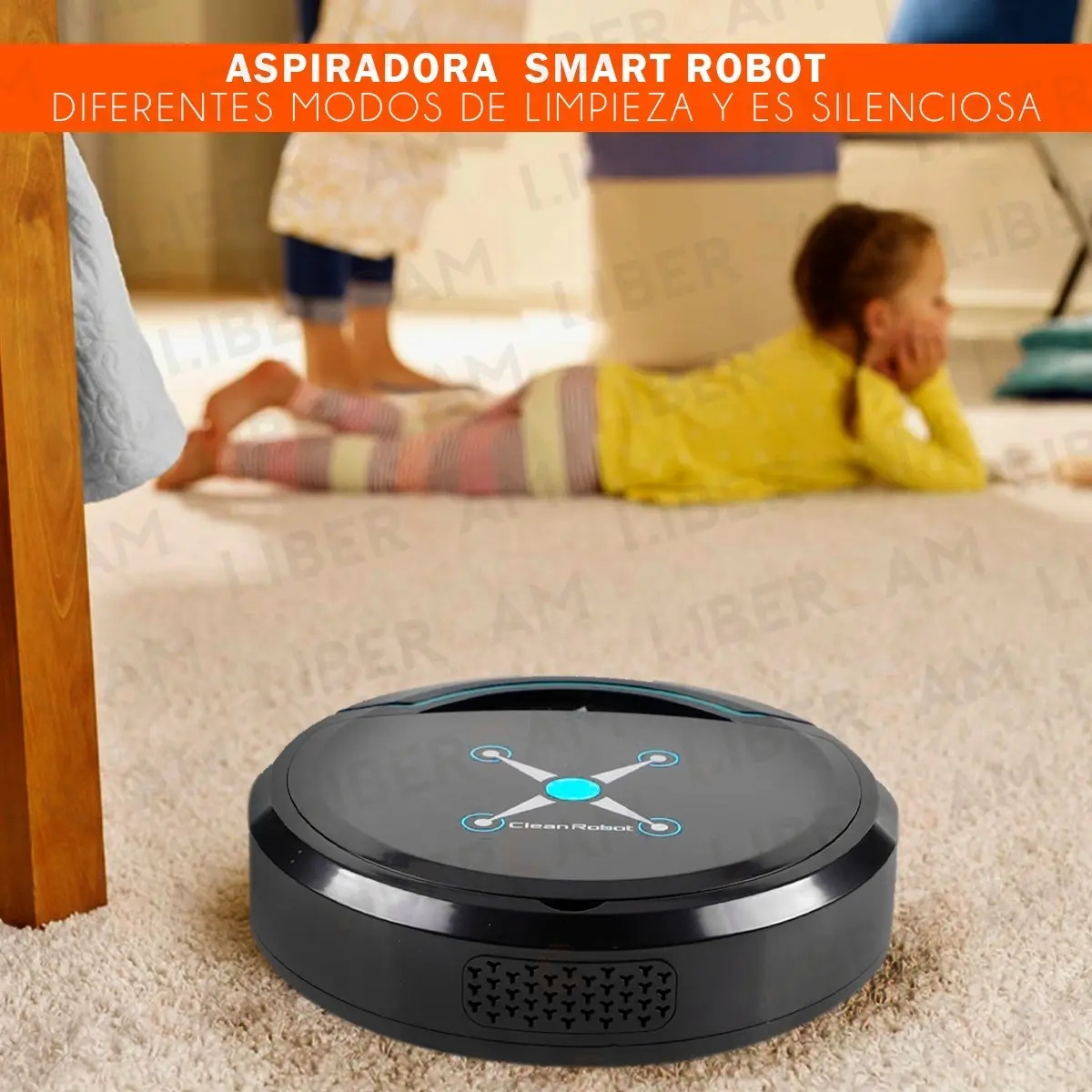 Aspiradora Automatica Smart Robot Inteligente Silenciosa - Imagen 4
