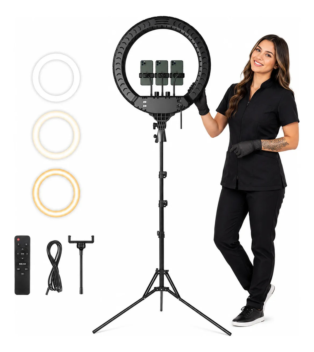 Aro De Luz Led Profesional De 45 Cm Más Tripode 2.1 Mts - Imagen 4
