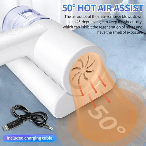 Aspiradora De Mano Portatil Inalambrica Recargable 50W - Imagen 5