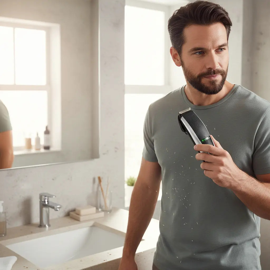 Kit De Maquina Corta Barba Electrica Philips Recargable - Imagen 5