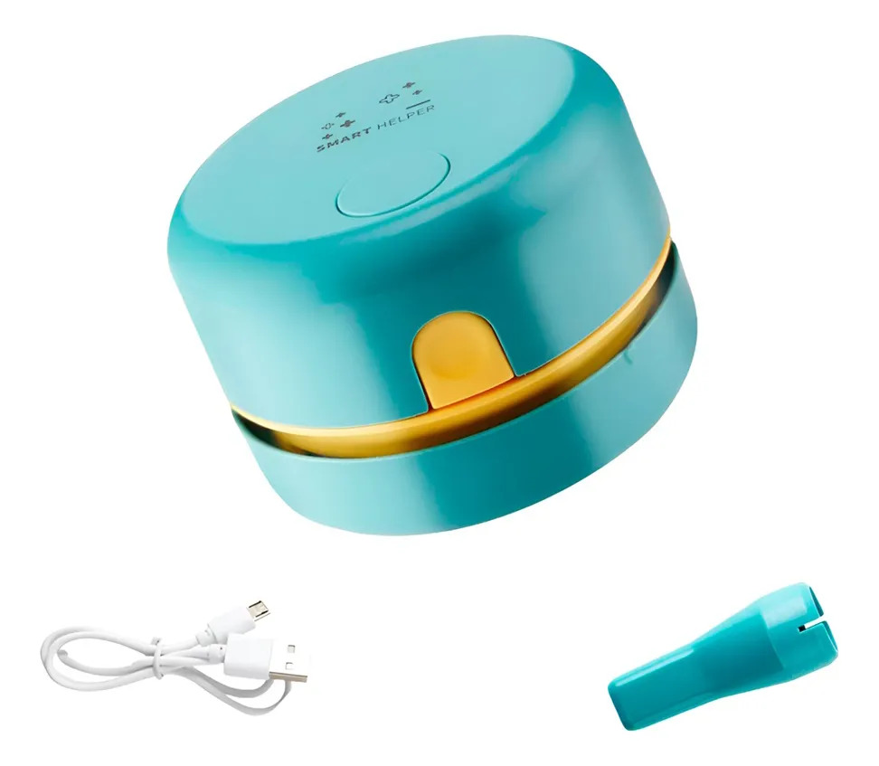 Aspiradora Mini Recargable Con Carga USB Paqueños Espacios - Imagen 2