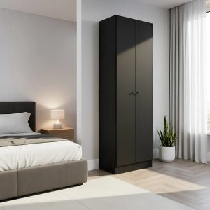 Ropero Armario MDP 2 Puertas Con Estantes 174.5x55x30 cm
