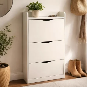 Mueble Zapatera De Dormitorio Living 3 Niveles
