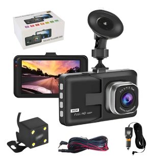 Camara Para Auto Completa Doble Cámara HD Frontal Reversa