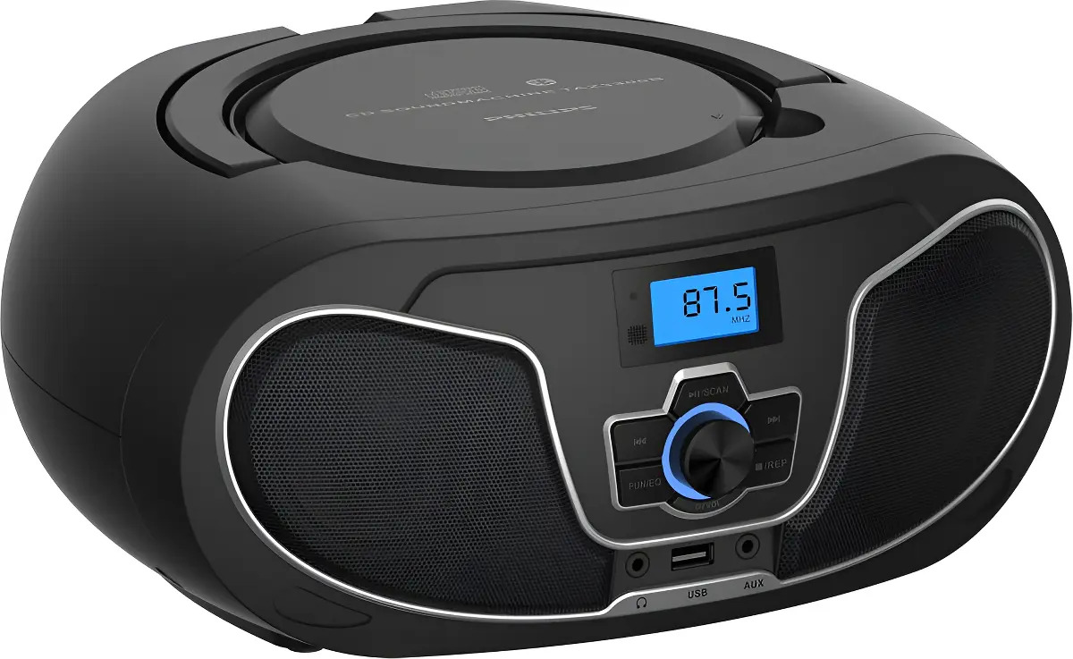 Radio Y Reproductor Philips Boombox Pantalla LCD FM USB MP3 CD