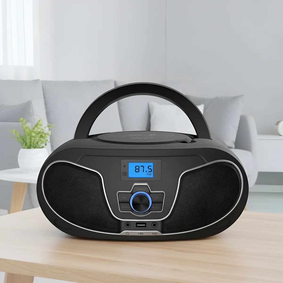 Radio Y Reproductor Philips Boombox Pantalla LCD FM USB MP3 CD - Imagen 2