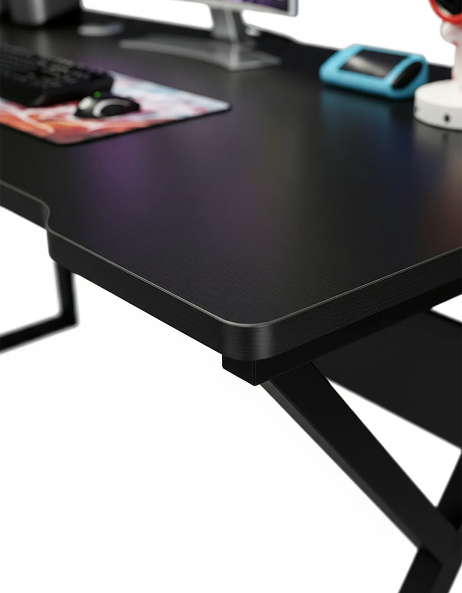 Escritorio Gamer Moderno 120x75x60cm MDF Y Metal - Imagen 5