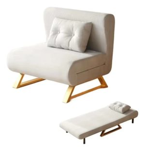 Sofá Cama Plegable 5 Angulos Ajustables 1 Cuerpo 3 En1