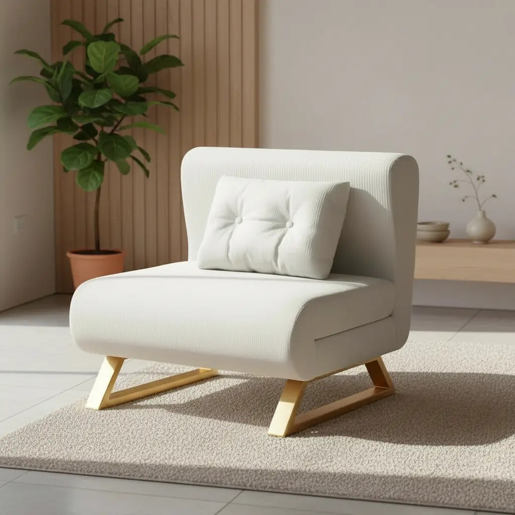 Sofá Cama Plegable 5 Angulos Ajustables 1 Cuerpo 3 En1 - Imagen 3