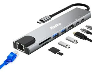 Hub USB-C Expansor De Puerto Usb 3.0 - 8 en 1 Multipuerto