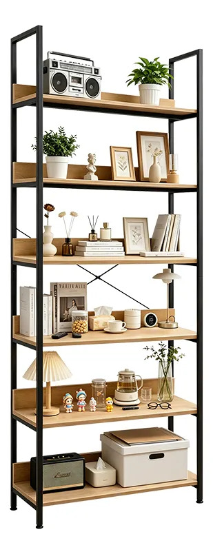 Estantería Organizador Vintage De 6 Estantes 218x80x30 Cm