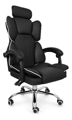 Silla De Escritorio Reclinable Acolchonada Con Altura Ajustable