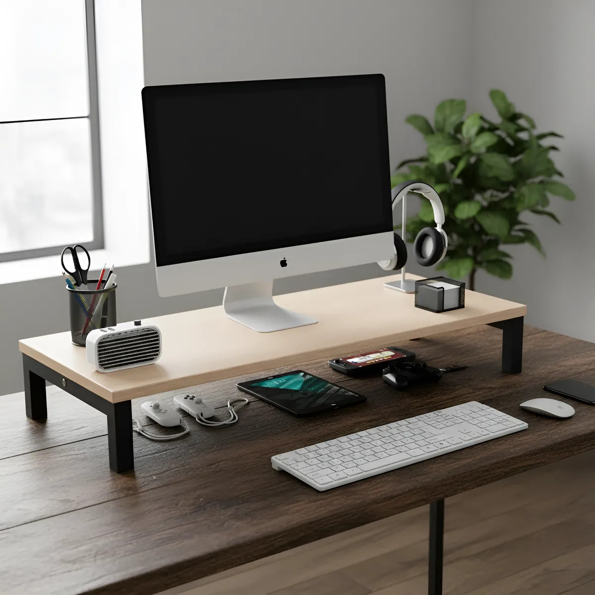 Estante Soporte Elevador De Monitor Para Escritorio - Imagen 4