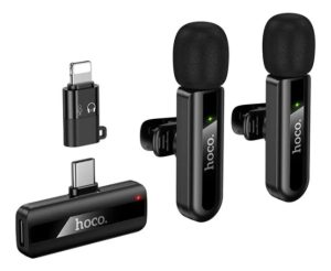 Micrófonos Inalámbricos Solaperos Dual- Mic 2 EN 1 Lightning - USB-C