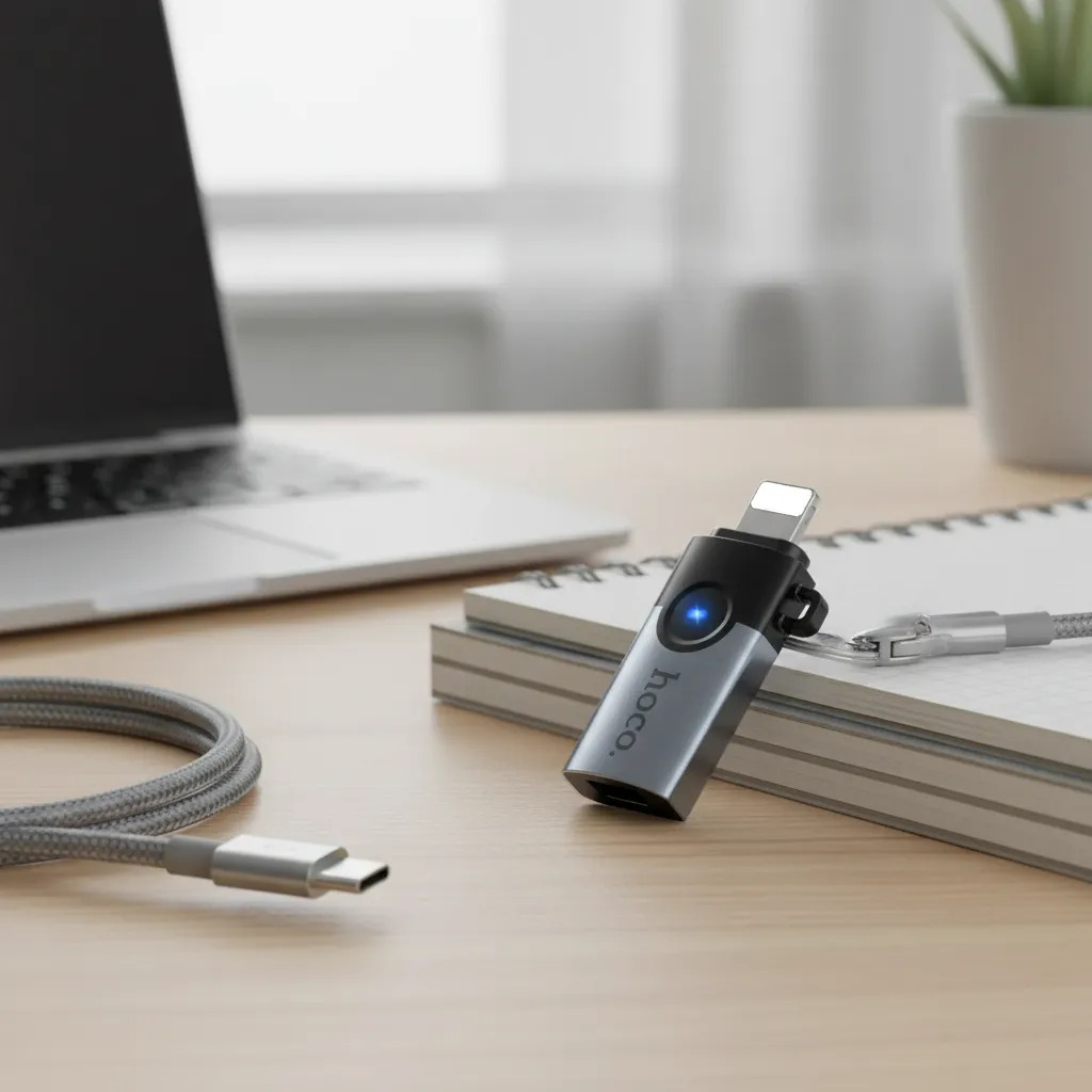 Adaptador Transferencia De Datos Carga Tipo- C A Lightning - Imagen 4